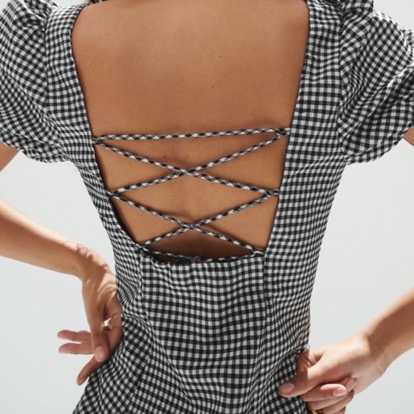 zara gingham dress - Picture 4 of 8
